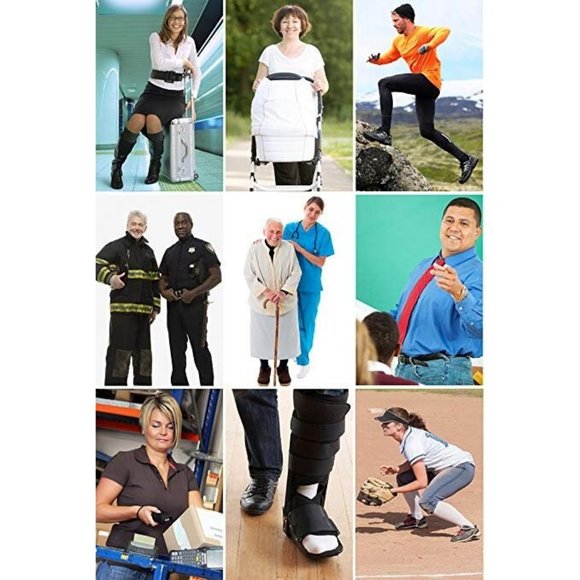 7 Pair Ladies Compression Socks, assorted Colors M - Picture 3 of 7